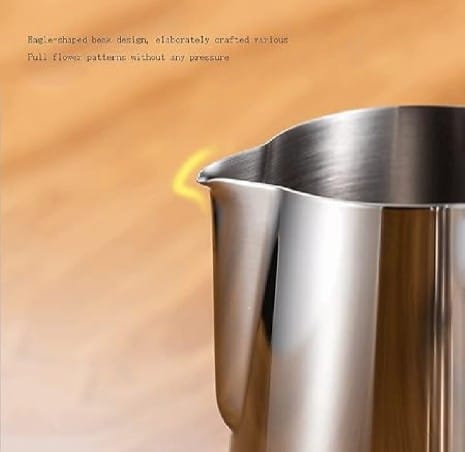 Stainless Steel Milk Frothing Pitcher Cup, Coffee Bar Cappuccino Espresso Machine Accessories