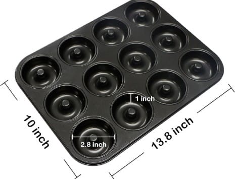 Tray | Donut Tray | 12 cavity Non stick donut tray in high quality |Mini donut tray for baking in original quality