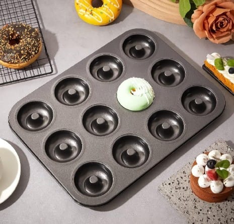 Tray | Donut Tray | 12 cavity Non stick donut tray in high quality |Mini donut tray for baking in original quality