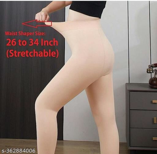 Winter Warm Thermal Fleece Thick Tights Women Slim Fit Leggings Pants