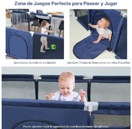 Baby Kids Playpen, Baby Playpen without Basketball and Football , Indoor and Outdoor Enclosed Playpen